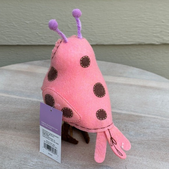 Target Spritz Easter 2024 Spring Featherly Friend Fabric Bird Decor Pink Ladybug - Picture 5 of 9